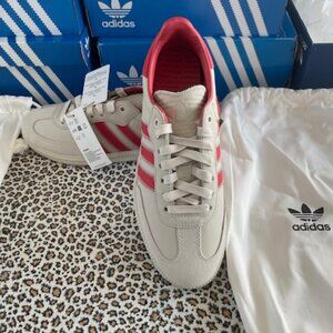 Adidas Men’s Pharrell x Samba Human Race Originals Size 8 Tan/Red - Authentic